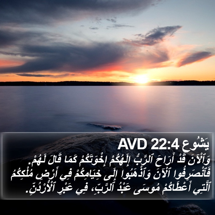 يَشُوع 22:4 AVD Bible Study