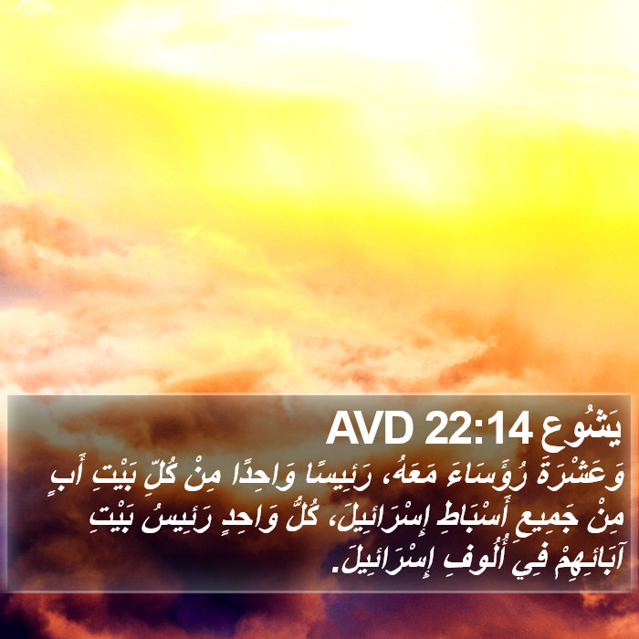 يَشُوع 22:14 AVD Bible Study