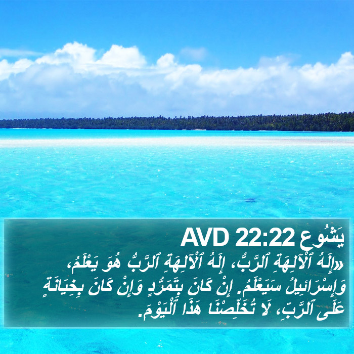 يَشُوع 22:22 AVD Bible Study