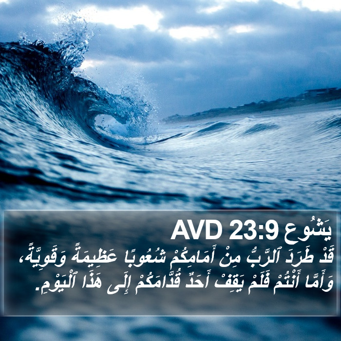 يَشُوع 23:9 AVD Bible Study