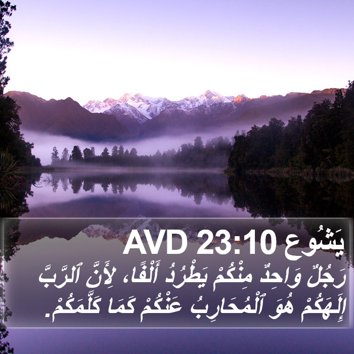 يَشُوع 23:10 AVD Bible Study