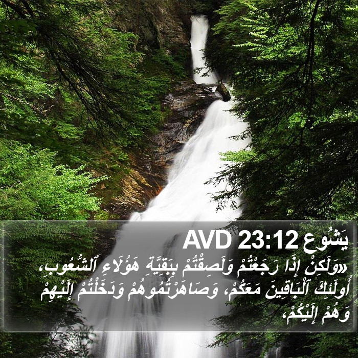 يَشُوع 23:12 AVD Bible Study