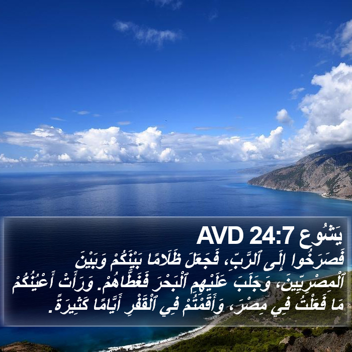 يَشُوع 24:7 AVD Bible Study