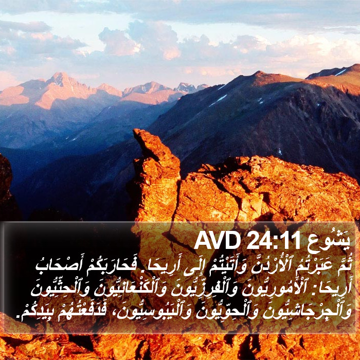 يَشُوع 24:11 AVD Bible Study