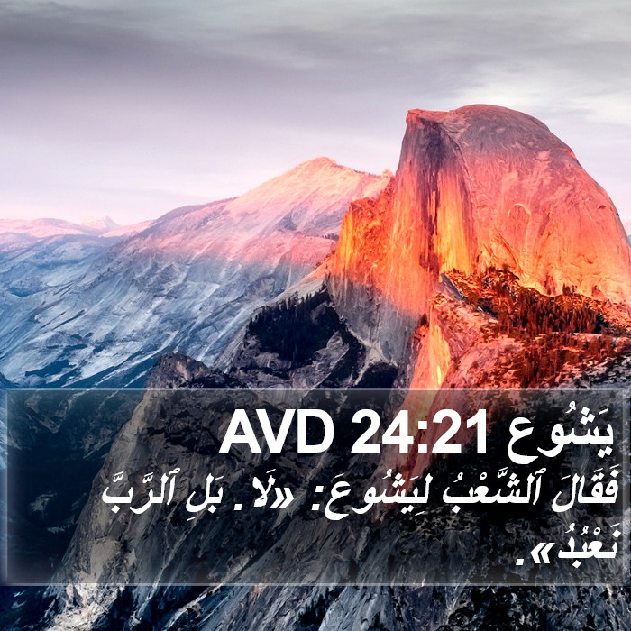 يَشُوع 24:21 AVD Bible Study