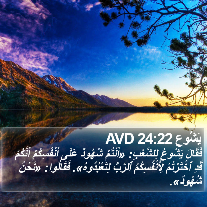 يَشُوع 24:22 AVD Bible Study