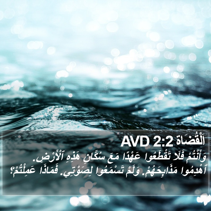 اَلْقُضَاة 2:2 AVD Bible Study