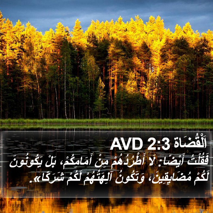 اَلْقُضَاة 2:3 AVD Bible Study