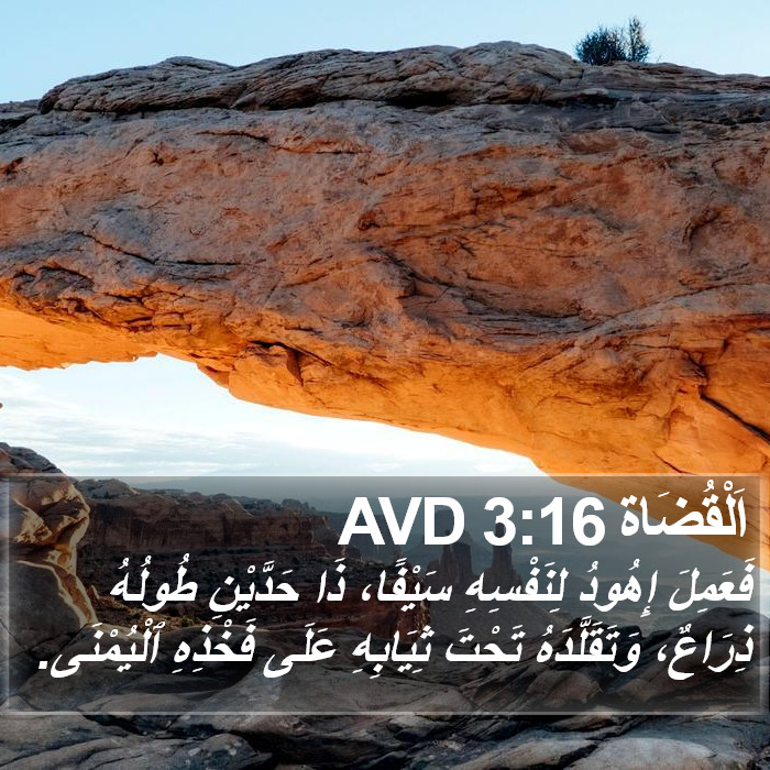 اَلْقُضَاة 3:16 AVD Bible Study