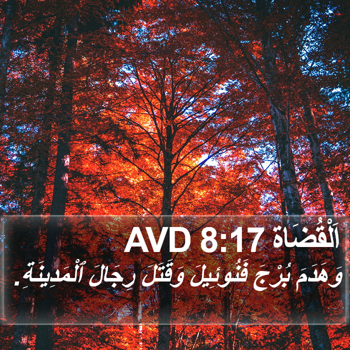 اَلْقُضَاة 8:17 AVD Bible Study