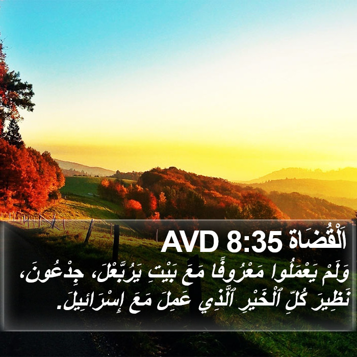 اَلْقُضَاة 8:35 AVD Bible Study