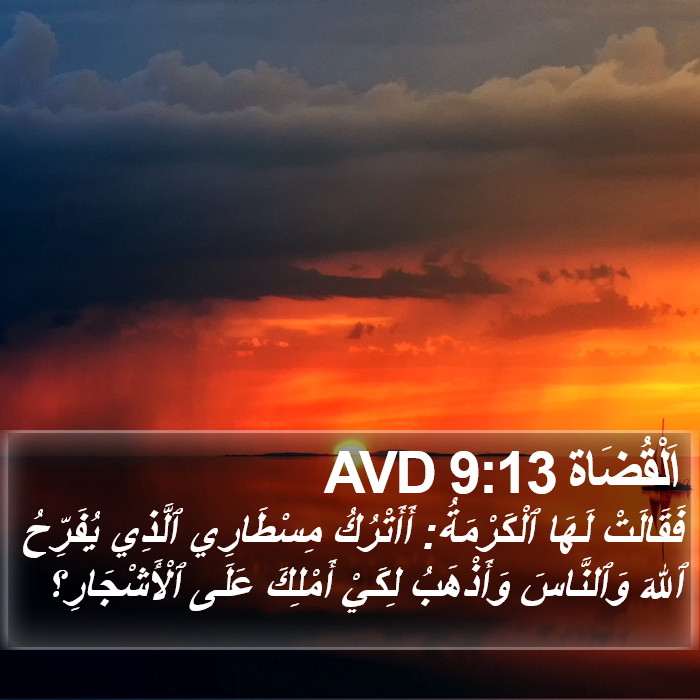 اَلْقُضَاة 9:13 AVD Bible Study
