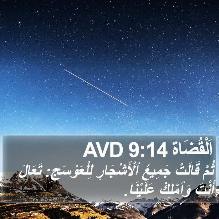 اَلْقُضَاة 9:14 AVD Bible Study