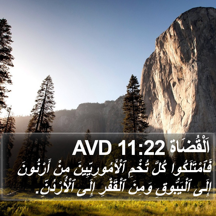 اَلْقُضَاة 11:22 AVD Bible Study