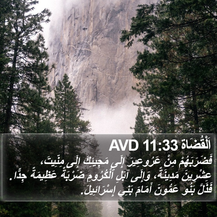 اَلْقُضَاة 11:33 AVD Bible Study