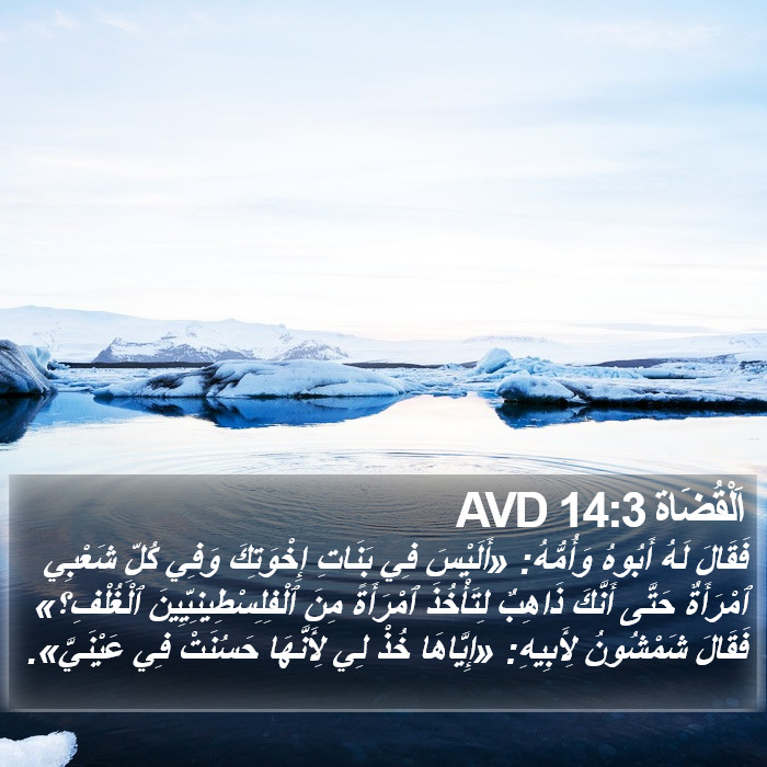 اَلْقُضَاة 14:3 AVD Bible Study