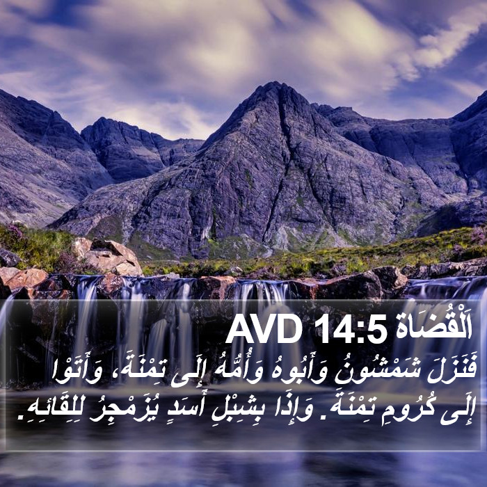 اَلْقُضَاة 14:5 AVD Bible Study