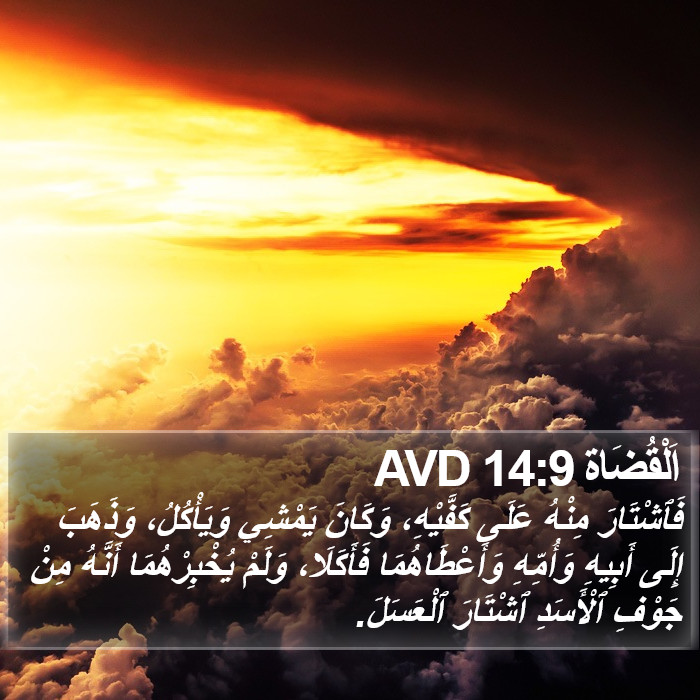 اَلْقُضَاة 14:9 AVD Bible Study