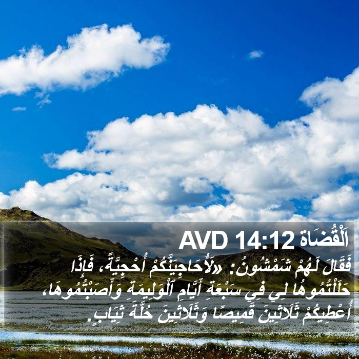 اَلْقُضَاة 14:12 AVD Bible Study