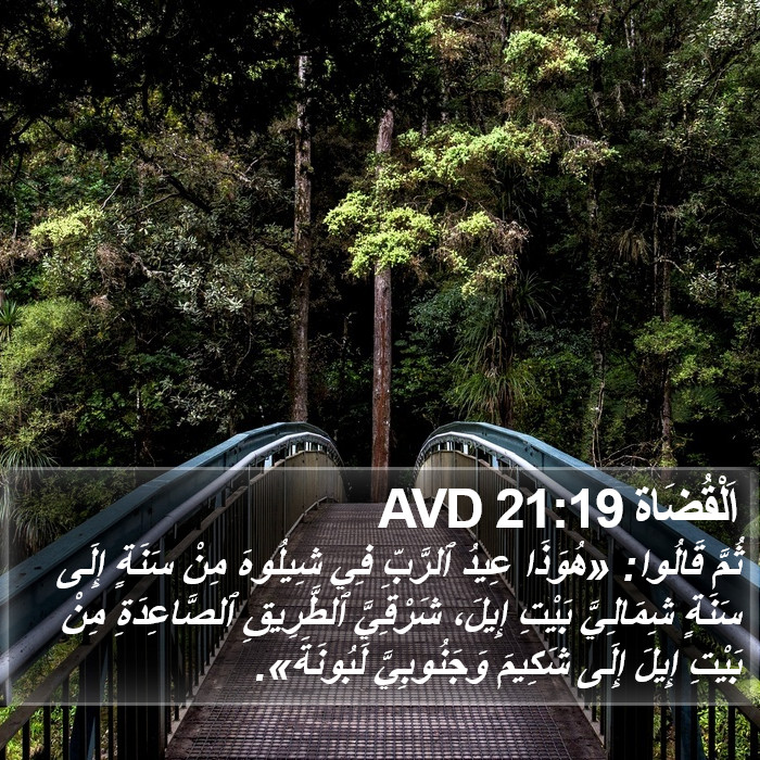 اَلْقُضَاة 21:19 AVD Bible Study