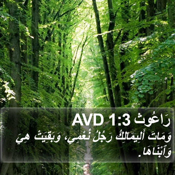 رَاعُوث 1:3 AVD Bible Study