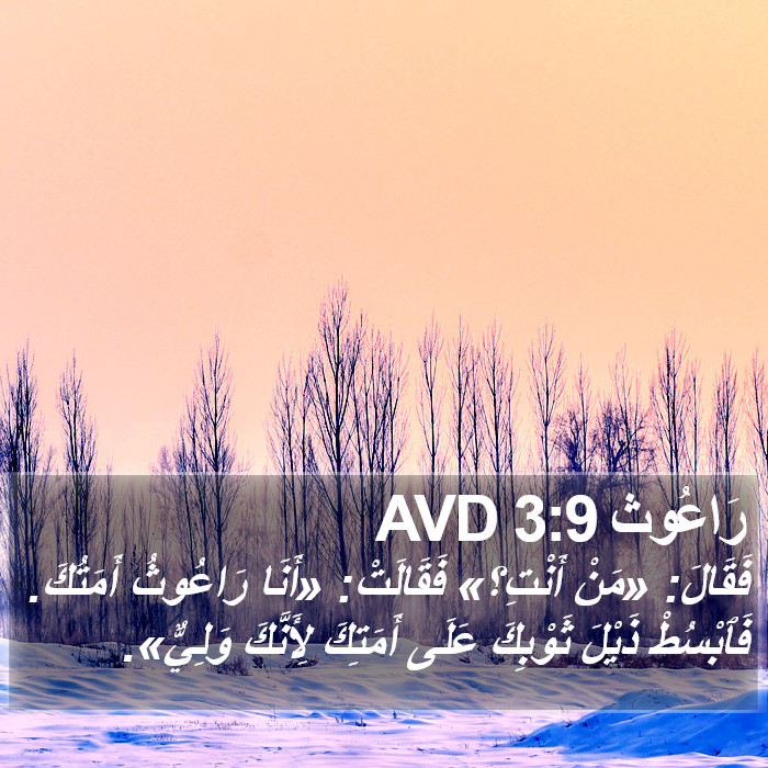 رَاعُوث 3:9 AVD Bible Study