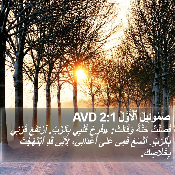 صَمُوئِيلَ ٱلْأَوَّلُ 2:1 AVD Bible Study