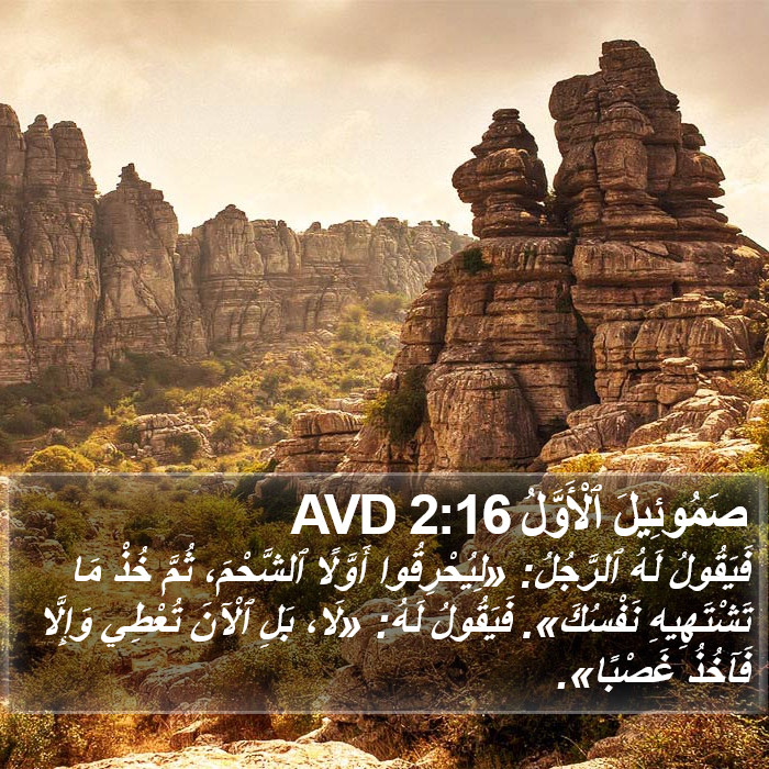 صَمُوئِيلَ ٱلْأَوَّلُ 2:16 AVD Bible Study