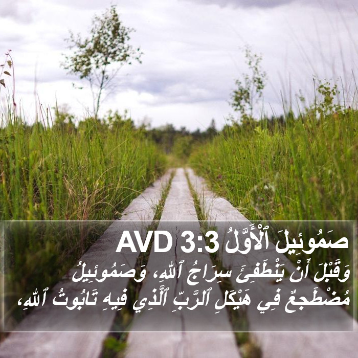 صَمُوئِيلَ ٱلْأَوَّلُ 3:3 AVD Bible Study