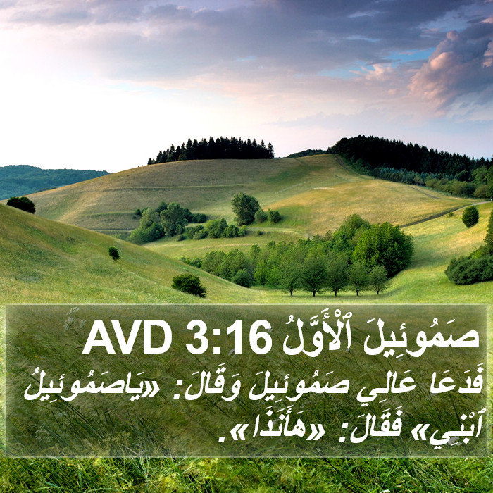 صَمُوئِيلَ ٱلْأَوَّلُ 3:16 AVD Bible Study