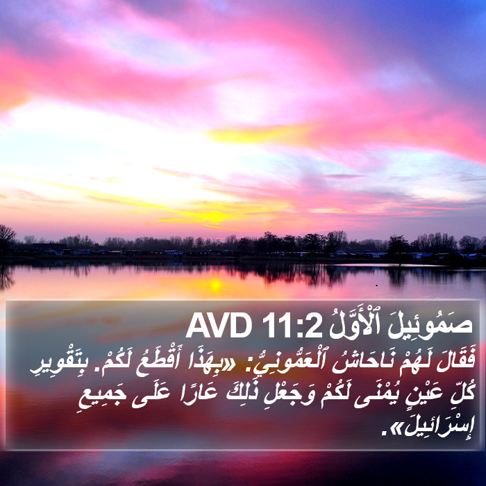 صَمُوئِيلَ ٱلْأَوَّلُ 11:2 AVD Bible Study