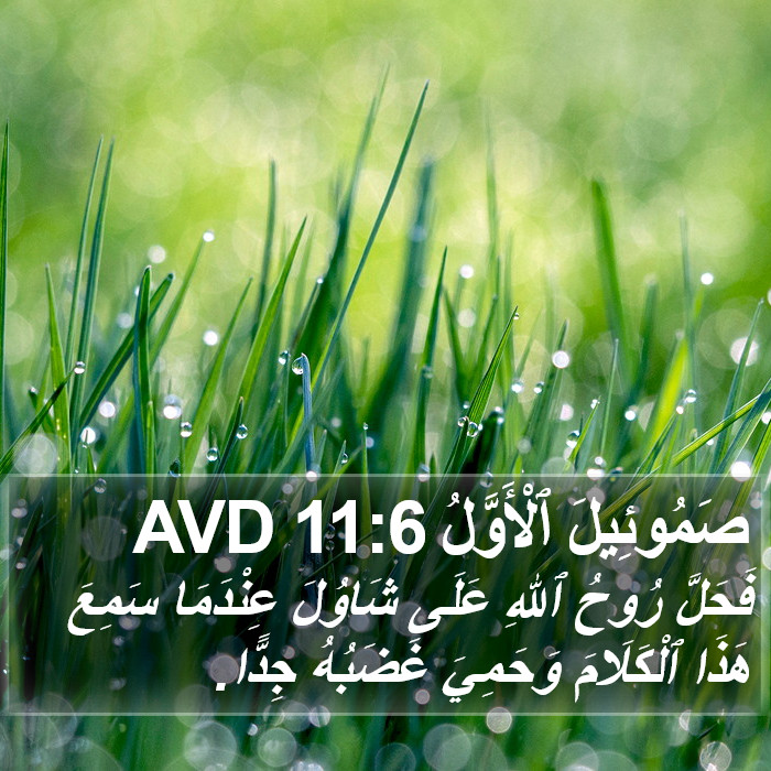 صَمُوئِيلَ ٱلْأَوَّلُ 11:6 AVD Bible Study