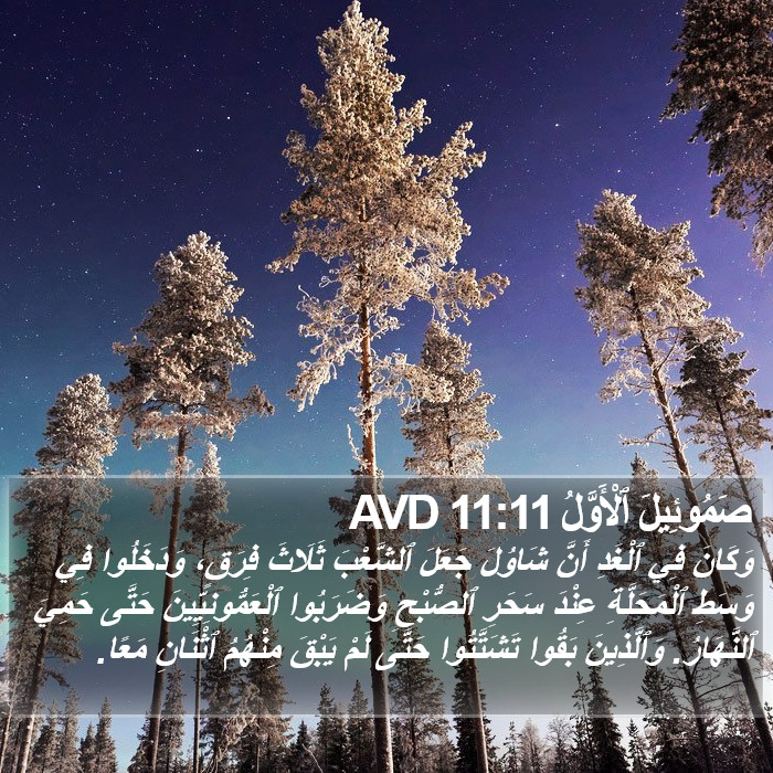 صَمُوئِيلَ ٱلْأَوَّلُ 11:11 AVD Bible Study