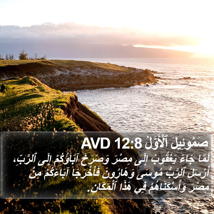 صَمُوئِيلَ ٱلْأَوَّلُ 12:8 AVD Bible Study
