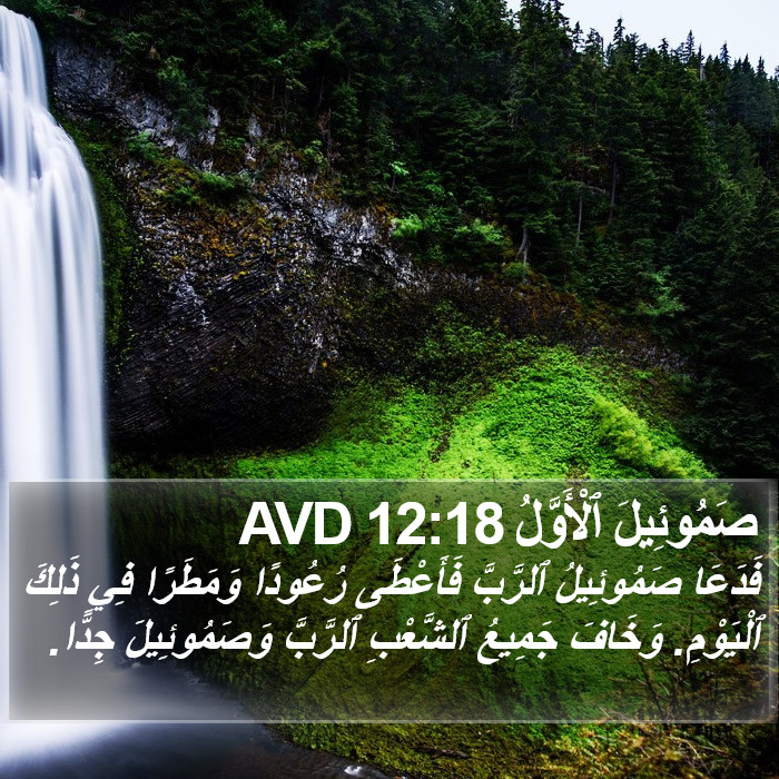 صَمُوئِيلَ ٱلْأَوَّلُ 12:18 AVD Bible Study