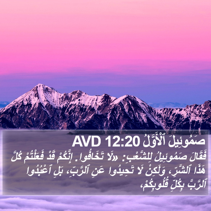صَمُوئِيلَ ٱلْأَوَّلُ 12:20 AVD Bible Study