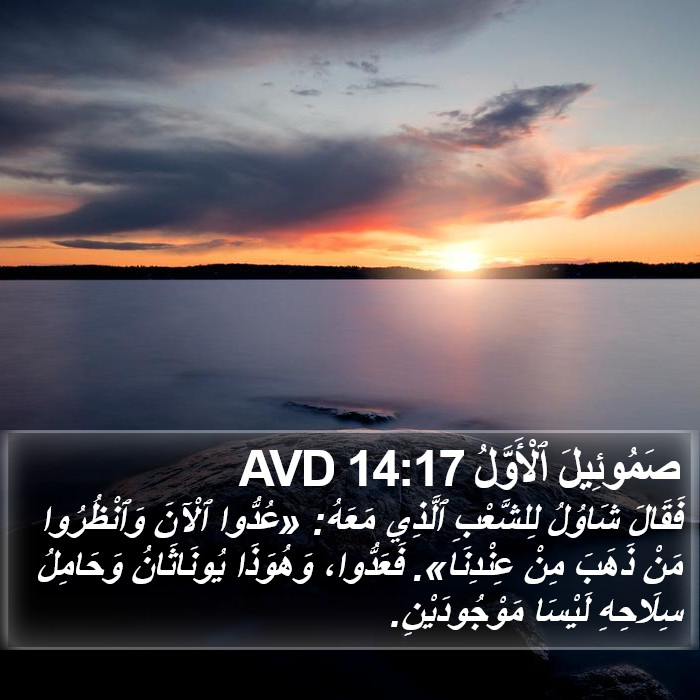 صَمُوئِيلَ ٱلْأَوَّلُ 14:17 AVD Bible Study