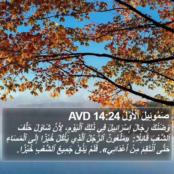 صَمُوئِيلَ ٱلْأَوَّلُ 14:24 AVD Bible Study