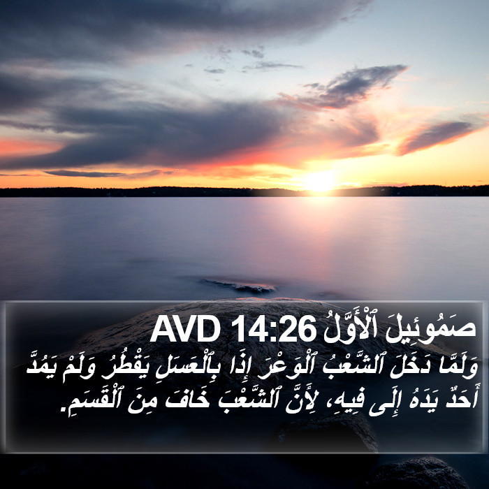 صَمُوئِيلَ ٱلْأَوَّلُ 14:26 AVD Bible Study