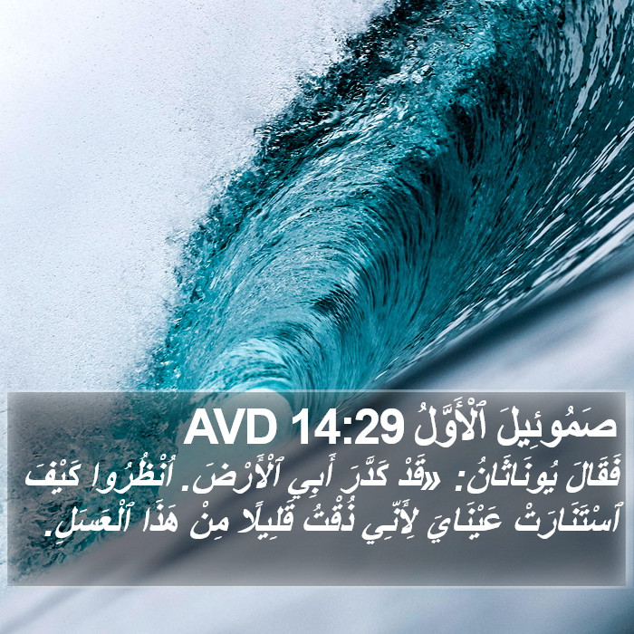 صَمُوئِيلَ ٱلْأَوَّلُ 14:29 AVD Bible Study