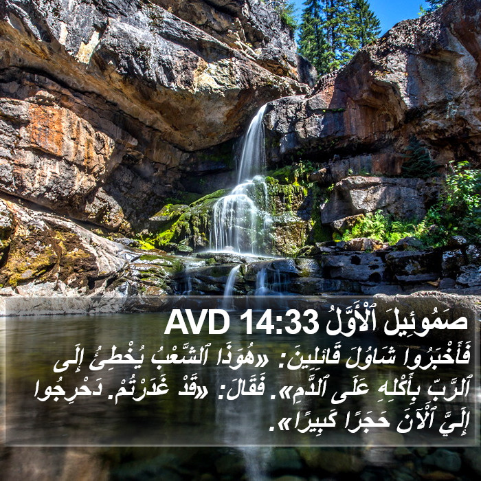 صَمُوئِيلَ ٱلْأَوَّلُ 14:33 AVD Bible Study