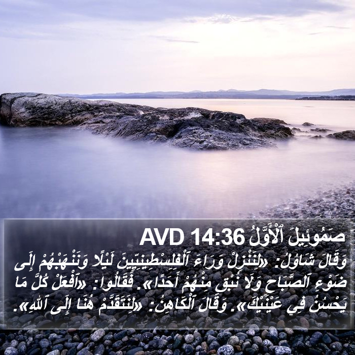 صَمُوئِيلَ ٱلْأَوَّلُ 14:36 AVD Bible Study