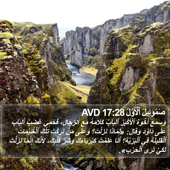 صَمُوئِيلَ ٱلْأَوَّلُ 17:28 AVD Bible Study