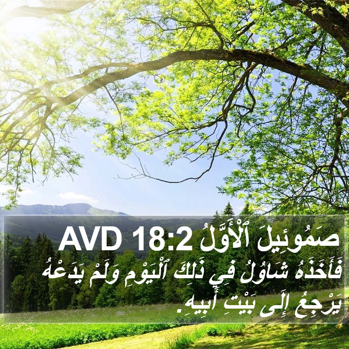 صَمُوئِيلَ ٱلْأَوَّلُ 18:2 AVD Bible Study