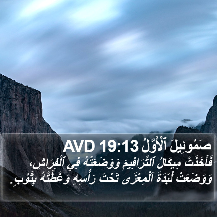 صَمُوئِيلَ ٱلْأَوَّلُ 19:13 AVD Bible Study