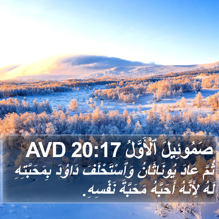 صَمُوئِيلَ ٱلْأَوَّلُ 20:17 AVD Bible Study