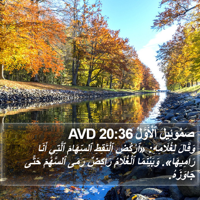 صَمُوئِيلَ ٱلْأَوَّلُ 20:36 AVD Bible Study