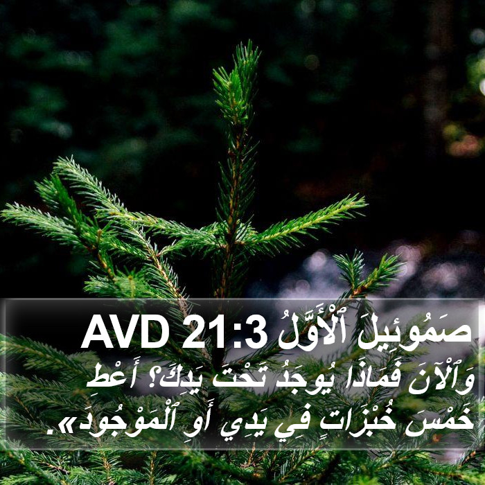 صَمُوئِيلَ ٱلْأَوَّلُ 21:3 AVD Bible Study