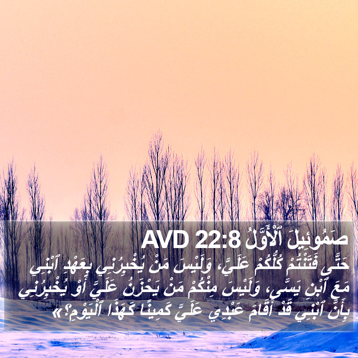صَمُوئِيلَ ٱلْأَوَّلُ 22:8 AVD Bible Study