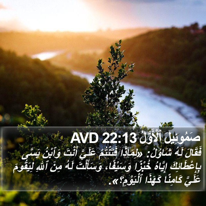 صَمُوئِيلَ ٱلْأَوَّلُ 22:13 AVD Bible Study